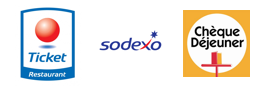 Sodexho Pass, Chequé dejeuner, Ticket Restaurant
